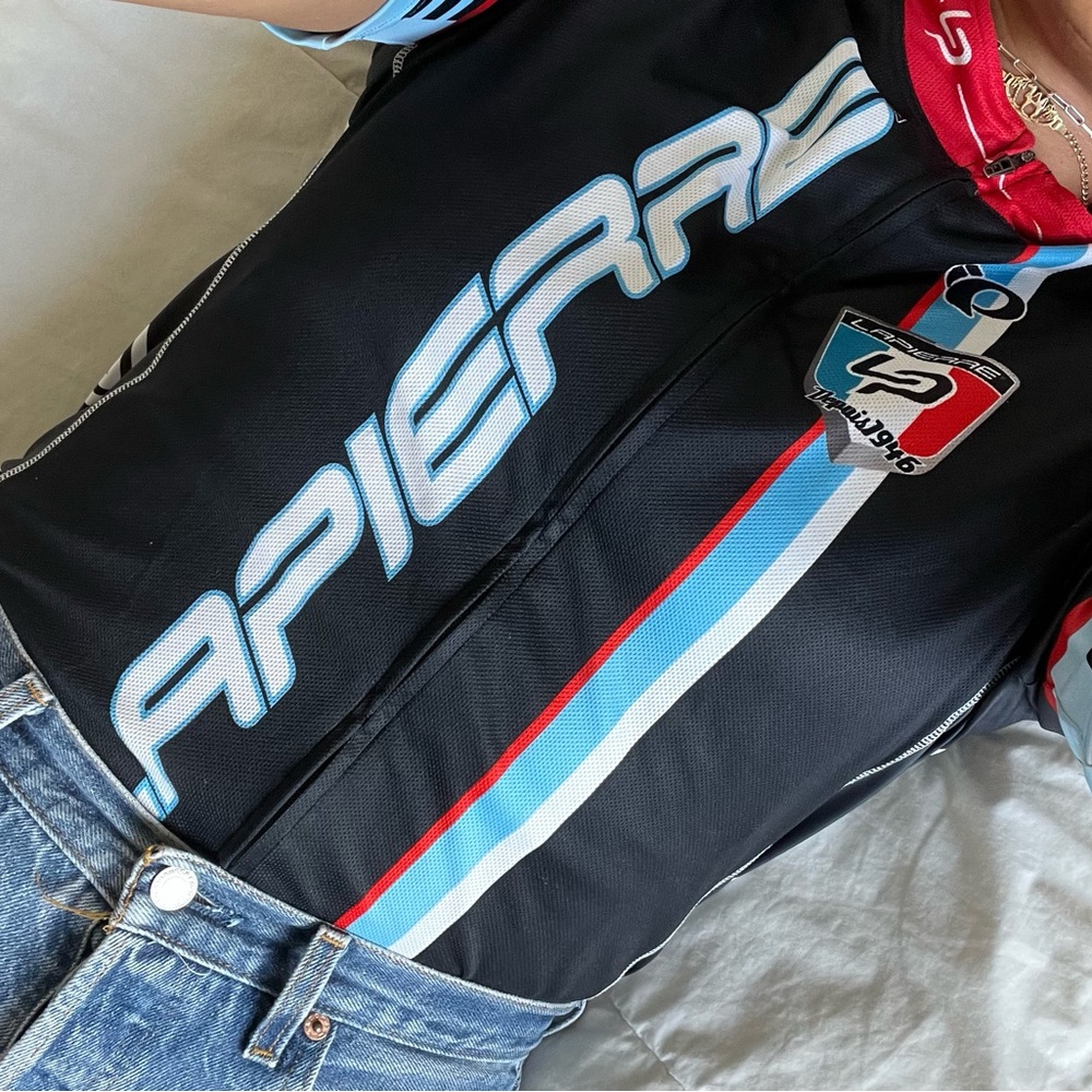 Pearl Izumi Custom LaPierre Sporty Jersey Short Sleeve Fitted Top Zip Front - Picture 12 of 14